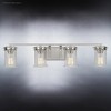 Urban Ambiance Luxury French Rustic Bath Vanity Light,  7.25"H x 33.25"W,  Brushed Nickel Finish, UHP3770 - 3 of 4