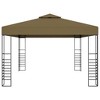 vidaXL Gazebo 9.8'x13.1' Taupe 0.6 oz/ftÂ² - 3 of 4