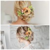 Unique Bargains Women's Flexible Simulated Flowers Hair Clip Comb 1 Pc - 4 of 4