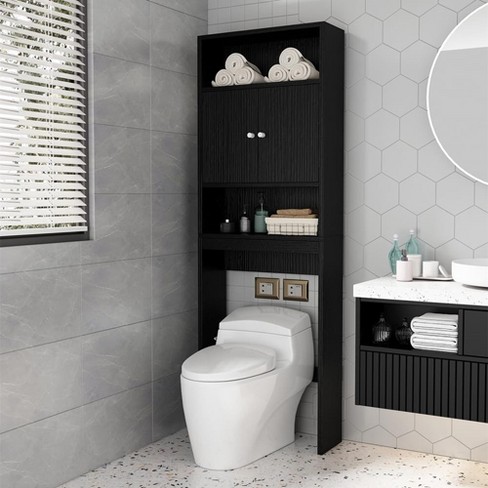 Behind toilet towel storage sale