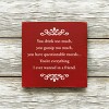 Slickblue Humorous Friend Quote Sign, 7x7 Rustic Wood Plaque with Hanging and Shelf Options, Multiple Colors - 3 of 3