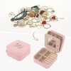 REGALWOVEN Letter Design Mini Portable Compact Jewelry Box - 2 of 4