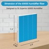 Nispira 6000s Wick Humidifier Filter Replacement for LEVOIT Superior 6000S Smart Evaporative Humidifier, 4 Pack - 2 of 4