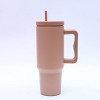 Slickblue 40 oz Modern Stainless Steel Tumbler with Handle & Straw - 7 Color Choices, Stylish Drinkware - 2 of 4