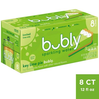 Bubly Just Bubly Sparkling Water - 8pk/12 Fl Oz Cans : Target