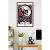 Trends International Tabz Jones - Skull and Roses Tarot Moon Framed Wall Poster Prints - 2 of 4