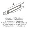 Amerock Medora Backplate for Cabinet Knobs and Pulls - 3 of 4