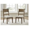 Signature Design by Ashley Cabalynn Traditional Dining Chair Set, Set of 2, Brown & Tan - 3 of 4
