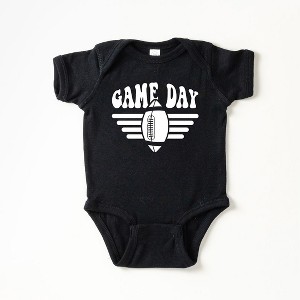 The Juniper Shop Football Game Day Stripes Baby Bodysuit - 1 of 2