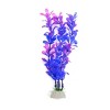Unique Bargains Plastic Aquarium Grass Fish Tank Plant Decor Ornament Purple 3 Pcs - 2 of 3