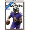 Trends International NFL Baltimore Ravens - Lamar Jackson Feature Series 23 Framed Wall Poster Prints - 3 of 4