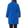 Agnes Orinda Women's Plus Size Peter Pan Collar Single Breasted with Pockets Long Winter Pea Coats - 4 of 4