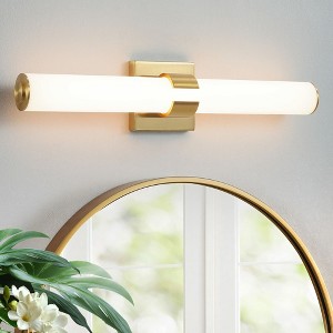 KAISITE Minimalist LED Wall Sconce Metal Frosted Acrylic Fixture - 1 of 4