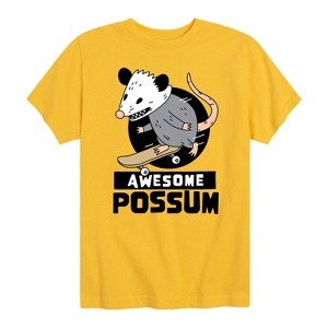 Boys' - Instant Message - Awesome Possum Short Sleeve Graphic T-Shirt - 1 of 4