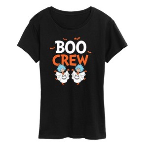 Women's - Dr. Seuss - Boo Crew Thing 1 and Thing 2 Short Sleeve Graphic T-Shirt - 1 of 4