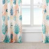 Montego Window Panel Blackout Curtain Pair 42" x 84" Aqua by Greenland Home Fashions - 3 of 4