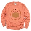 Simply Sage Market Grateful Thankful Blessed Circle Garment Dyed Long Sleeve - 2 of 4