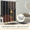 LunaLulinlk Shower Curtain with Hooks – Heavy-Duty Mold/Mildew-Resistant - 2 of 4