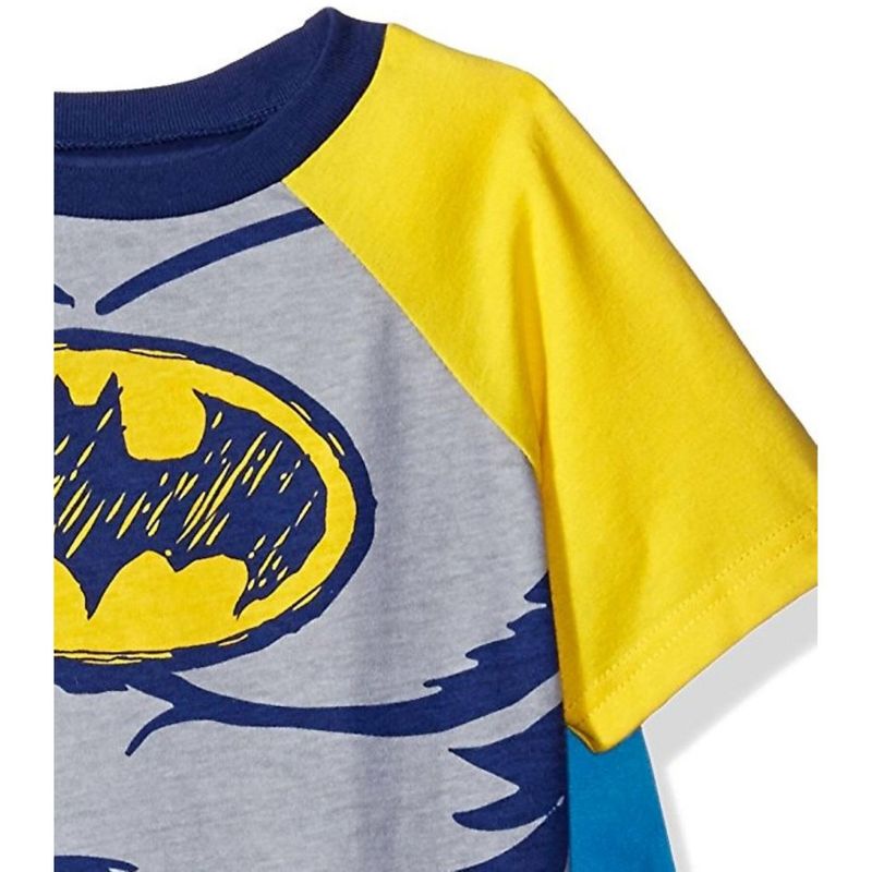 DC Comics Batman Toddler Boys Caped Cosume Design T-Shirt , 4 of 8