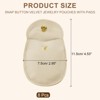 Unique Bargains Snap Button Velvet Jewelry Pouches with Pads 8 Pcs - 2 of 4