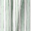 Ellis Curtain Saratoga Stripe 100% Cotton Scallop Poly-Cotton Lined Rod Pocket Valance 50" x 16" Green - 3 of 4
