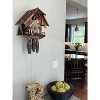 Eight Day Musical Cuckoo Clock Cottage with Beer Drinker 14 Inch Height and Moving Waterwheel By River City Clocks - 4 of 4
