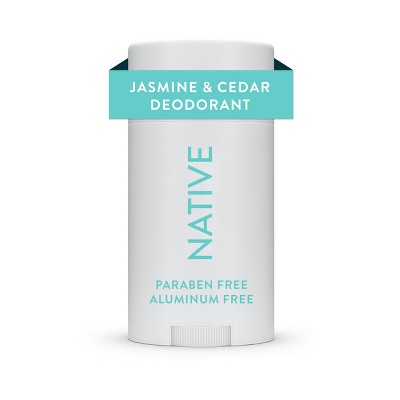 Native Deodorant for Women & Men - Jasmine & Cedar - Aluminum Free - 2.65oz