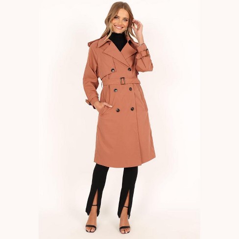 Target pink trench on sale coat