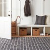 Annie Selke - Dash & Albert Roark Charcoal Machine Washable Rug - 2 of 4