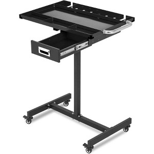 35-45 Inch Adjustable Height Worktable,Capacity Heavy-Duty Work Table with Wheels & Brakes, Mechanics Workbench for Warehouse, Repair Shops, Workshop - 1 of 4