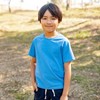 Kids' Organic Raglan T-shirt Regatta Blue - Jackalo - 2 of 3