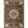 Traditional Medallion Area Rug 2x3 ft Black, Classic Pattern, On-Trend ...