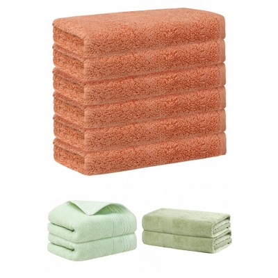 REGALWOVEN Striped Soft Absorbent Bathroom Cotton Towel Set 3 Pcs