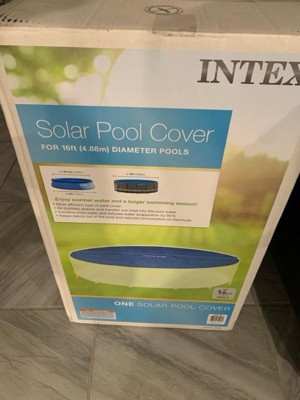 Intex Solar Cover For 16ft Diameter Easy Set And Frame Pools