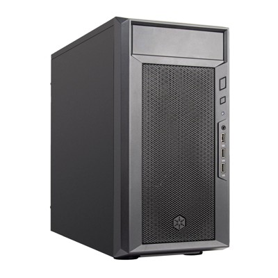 SilverStone Technology FARA 311 Compact Micro-ATX Chassis, Black, SST-FA311-B