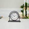 VIP Metal 9 in. White Traditional Table Clock - 3 of 4