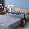 Heavy-Duty Overbed Table with Wheels -  Adjustable Height & Length, Mobile Laptop Cart & Dining Table  (Kids & Adults) - 2 of 4