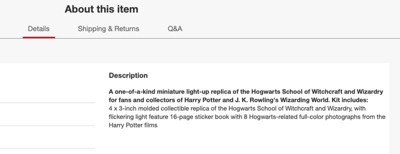 Harry Potter Hogwarts Castle and Sticker Book: Lights Up! (RP Minis)  (Paperback)