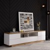Modern Modern TV Stand with Storage Cabinets for Televisions up to 80+ Inch,Entertainment Center Console Table,Media Furniture for Living Room - 4 of 4