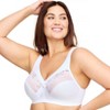 Glamorise Womens Magiclift Minimizer Wirefree Bra 1003 White 46g : Target