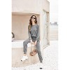 Ekouaer Pajamas Set for Women Soft Comfy Pjs Sets Long Sleeve Sleepwear Loungewear - 4 of 4
