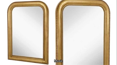 Large Ornate Gold Baroque Frame Mirror (24 x 36) – Hamilton Hills