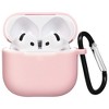 Vena Case for Apple AirPods 4 Case Silicone Cover Compatible with AirPods Gen 4 Case 4th Generation, Supports Wireless Charging, Pink - 2 of 4