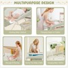 Safstar Baby Diaper Changing Table Folding Newborn Nursery Organizer W/Water Basin Wheel - 3 of 4