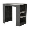 NicBex Kitchen Island Cart with 3 Side Shelves,Kitchen Island with Storage and Large Work Top,Modern Kitchen Cart,Island Table for Kitchen - 4 of 4
