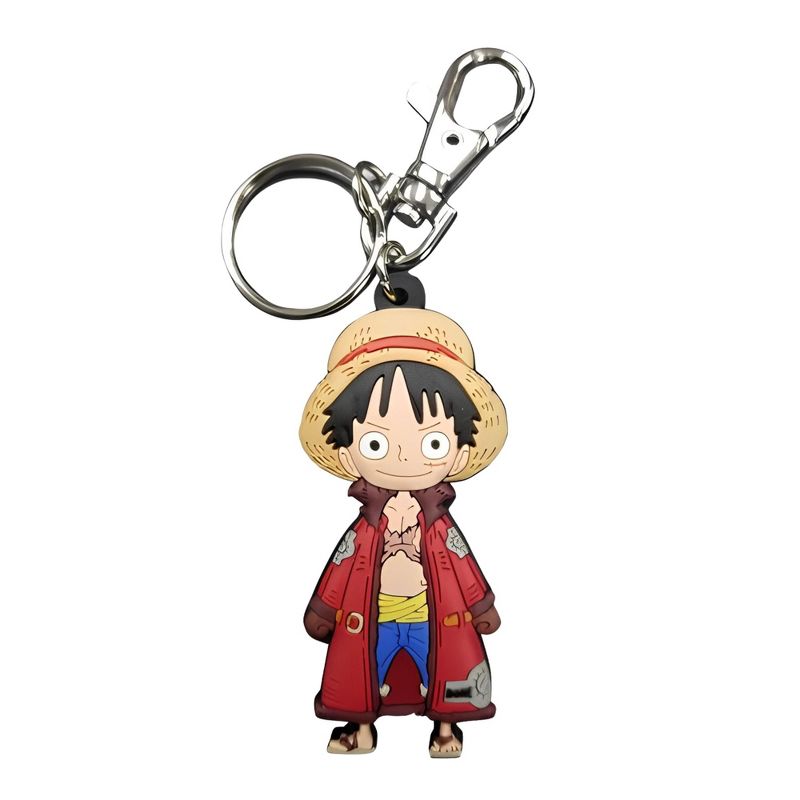 Great Eastern Entertainment Co. One Piece Monkey D. Luffy PVC Keychain, 1 of 4
