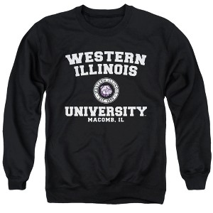 Western Illinois University Official Circle Badge Adult Crewneck Sweatshirt - 1 of 4