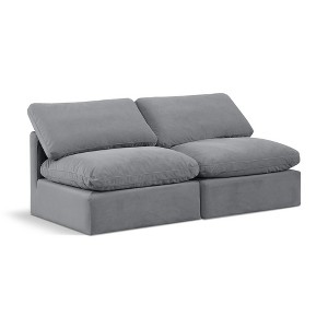 Meridian Furniture,Indulge Velvet Modular Sofa - 1 of 4