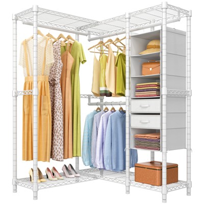 Timate F3 Garment Rack Industrial Pipe Wall Mounted Clothing Rack Walk ...