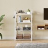 Greenstell Modern Style Bookshelf, Shelf Bookcase, High Bookshelf Corner Storage Organizer for Home Office Bedroom Kitchen Living Room - 2 of 4